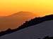 Mt St Helens at dusk