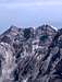 Rock slides on Mt. St. Helens