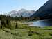 Bushes, Grizzly Lake & Peak 13078 ft