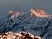 Alpenglow on Magic Mountain and Mixup Peak