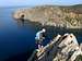 Porto Sciusciau cliff - Starting the abseils