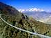 Annapurna trail - An hanging bridge on Kali Gandaki river