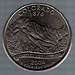 Longs Peak on 25 Cent coin (USA)  