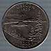 Mount Mazama on 25 Cent coin (USA)  