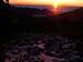 The sunset from Dollar Lake Saddle