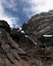 Twisted rock on the NE side of Nevado San Juan