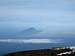 Mt. Meru from Kili Summit