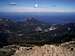 View of the Aegean sea from the 2nd highest peak 