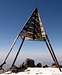 The Jebel Toubkal summit signal 