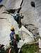 Rock climbing in Orco Valley