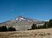 South Sister and lava flow.