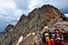 Yunona and Alice on a saddle Tween Peaks/O'sullivane Peak