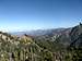 Looking down Icehouse Canyon