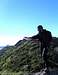 Me making fun of Selado Peak  