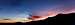 Alpine sunset