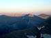 The last rays of sun illuminate the southern peaks(Kalogeros,Metamorfosi)