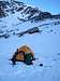 Camp on Grasshopper glacier,...