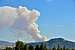 Forest fire near Jackson Hole Wyoming