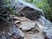 Boulders on trail
