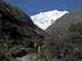 Brilliant glaciers at the head of the Ishinca valley