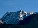 The massive face of Mount Cowen in winter, Absaroka Range, Montana