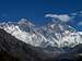 Everest and Lhotse 