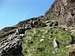 Approaching the scrambling section on the south route of Yewbarrow