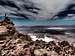 Summit view over the chilean Atacama desert