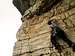 Climber on Le Teton