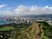 A view of Honolulu from the...