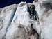 Climbing Wintun Glacier Crevasse