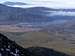 Lake Hemet while hiking down Apache Peak