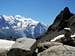 Aiguille de l'Index and Mont Blanc