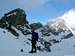 Monte Cavallo summit ridge in winter