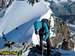 Abseiling Breithorn Twin