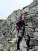 Down climbing Gross Seehorn