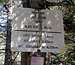 Mount Carleton, Mount Head trail sign