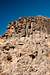 Basalt wall beneath the summit of Montaña Negra