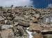 climbing the final talus slope