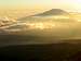 sunset on Mount Saint-Helen,...