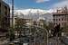 Alborz Mountains above Tehran City