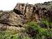 Rock walls at Barranco de Moya
