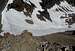 hikers glissading off Timp Glacier