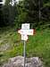 Signpost at Alpe Vova