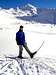 Skiing in the nearness of the...