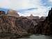 Zoroaster Temple seen from the colorado river, Grand Canyon NP