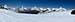 Wide Walliser Alps panorama