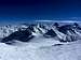 Swiss Alps panorama with Weisshorn, Zinalrothorn, Dent Blanche and Matterhorn