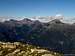 Torrent Basso (2820m), Torrone Alto (2952m) and Pizzo di Claro (2727m) as seen from Gaggio (2267m)