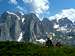 Karanfili Peaks, from left -...
